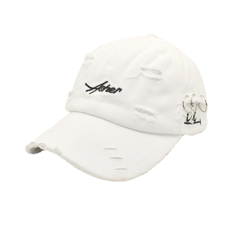Wholesale Cotton Ripped Hoops Baseball Cap